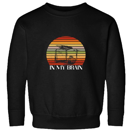 Writer Retro In My Brain Writing Novel Reading Book Lover Sweatshirts