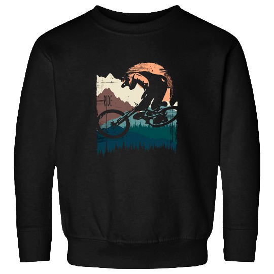 BMX Kid Funny Mountain Bike Trick freesstyle MTB offRoad 14 Sweatshirts
