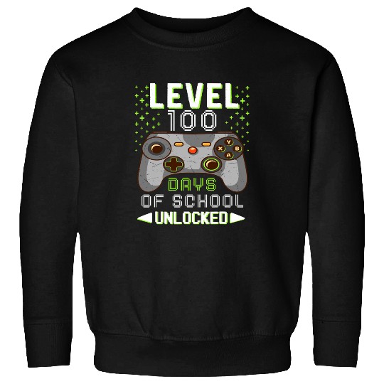Video game Gamer Student 100th Day Teacher smarter Sweatshirts