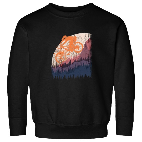 BMX Kid Funny Mountain Bike Trick freesstyle MTB offRoad 12 Sweatshirts