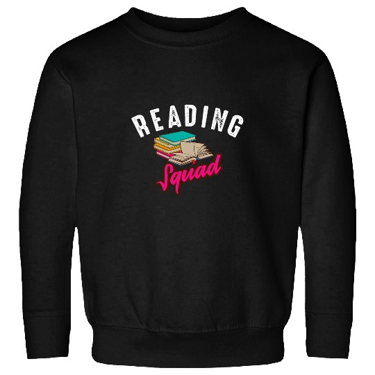 Cool Reading Squad Funny Team Book Reader Librarian Gift 2 Sweatshirts