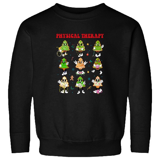 Physical Therapy ChristmasPhysical Therapistxmass Tree Cake Sweatshirts