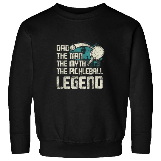 mens pickleball player sports paddleball paddle dad Sweatshirts