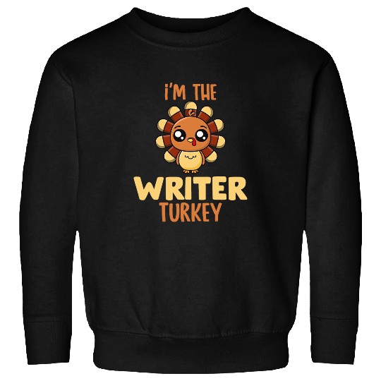 Writer Turkey Matching Family Group Thanksgiving Party Pj Sweatshirts