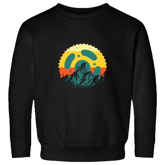 Mens vintages Funny Mountain Bike Lover Ride Biker Life Sweatshirts