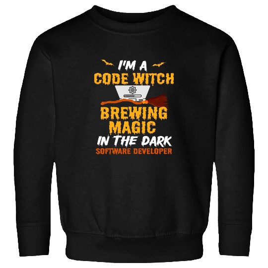 Halloween Programmer Coder Software Web Developer Coding Sweatshirts