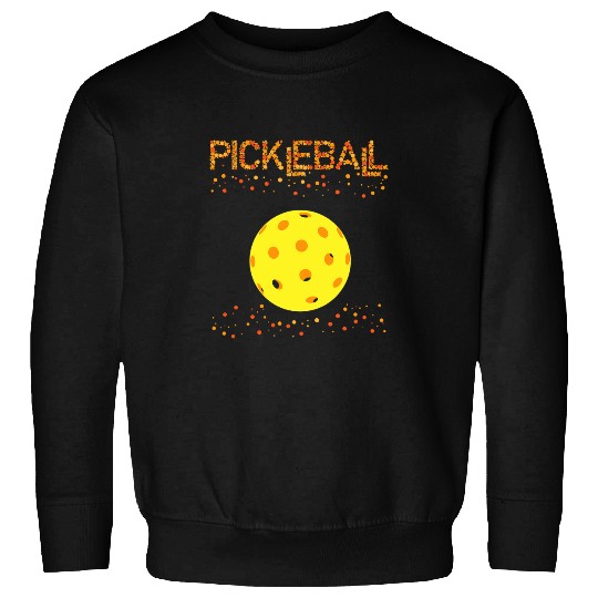 Dot Circle Pattern Pickleball Player Sweatshirts
