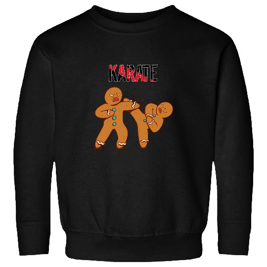 Funny Karate Christmas Gingerbread 2 Sweatshirts