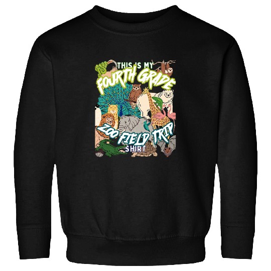 Fourth Grade Zoo Field Trip Matching Student Teacher Class Sweatshirts