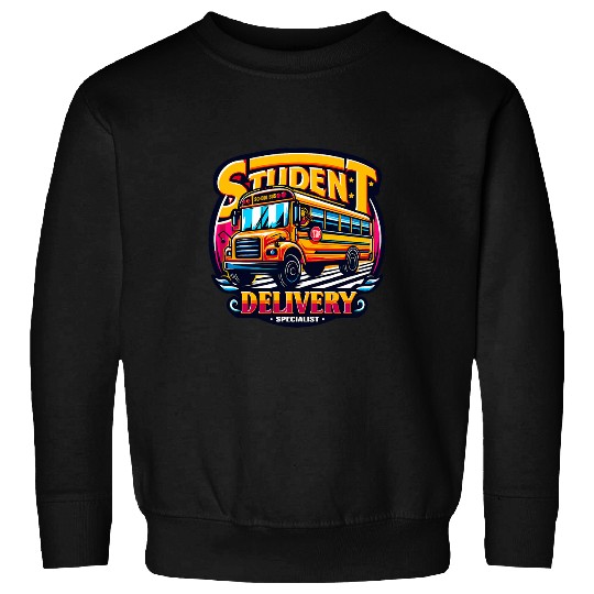 Woman School Bus Driver Gift Student Delivery Speciel Sweatshirts