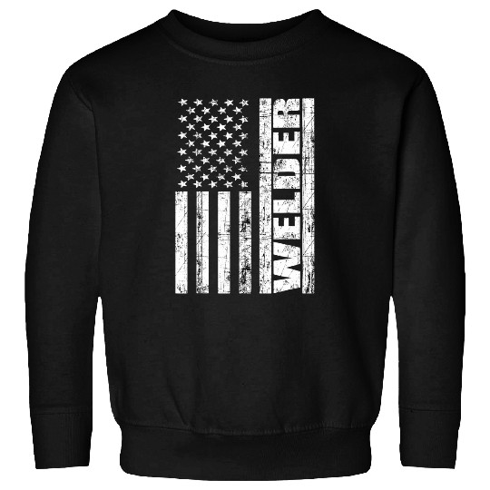 WELDER US FLAG VET FACTORY DESIGN Fathers Day Sweatshirts