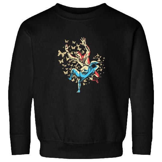 Wrestler Silhouette I Martial Arts Wrestling Wrestler Sweatshirts