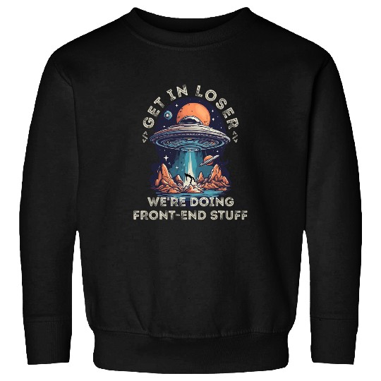 Software Developer Programmer Funny FrontEnd Coding Sweatshirts