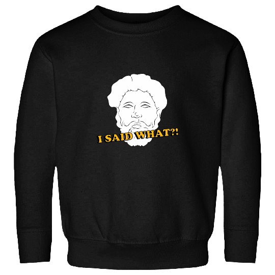 I Said What Philosophy Socrates Teacher Poetry Reading Book Sweatshirts