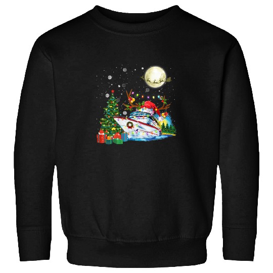 merry cruisemas family cruise christmas boat trip 2 Sweatshirts