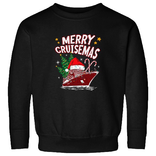 Merry Cruisemas Funny Cruise Ship Matching Family Christmas 3 Sweatshirts