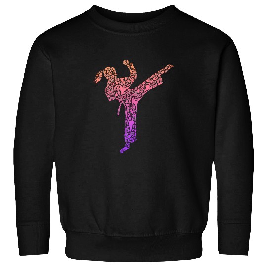 Taekwondo Lover Mom Korean Martial Arts Girls Taekwondoin Sweatshirts
