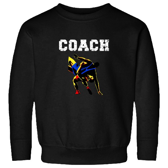 Wrestling Coachs Design Wrestling Instructor Teacher Sweatshirts