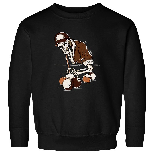 Melanin Skeletons Billiard Black History Month BLM Pool Sweatshirts
