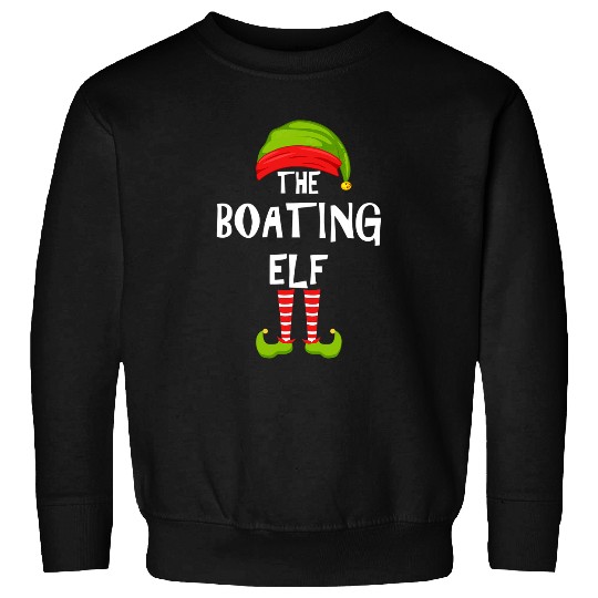Boat Elf Matching Family Christmas Party Pyjama Group Sweatshirts