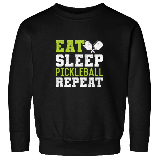 Funny Pickleball Paddle Graphic Women Men Pickleball Player Sweatshirts
