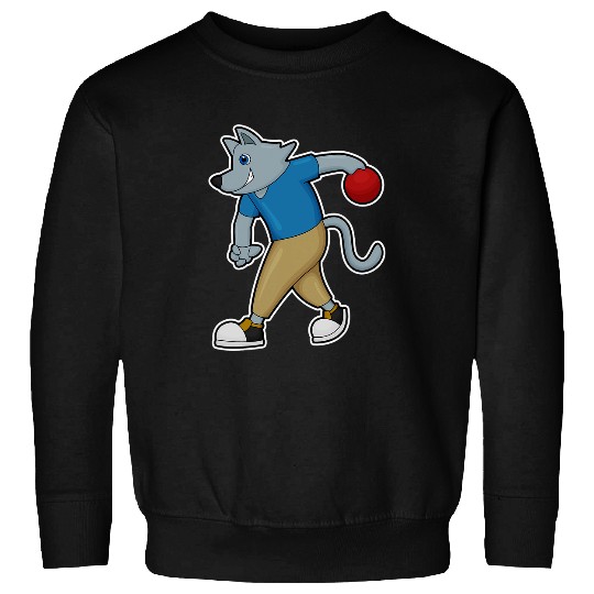 Dog Bowling Bowling ball Sports Sweatshirts