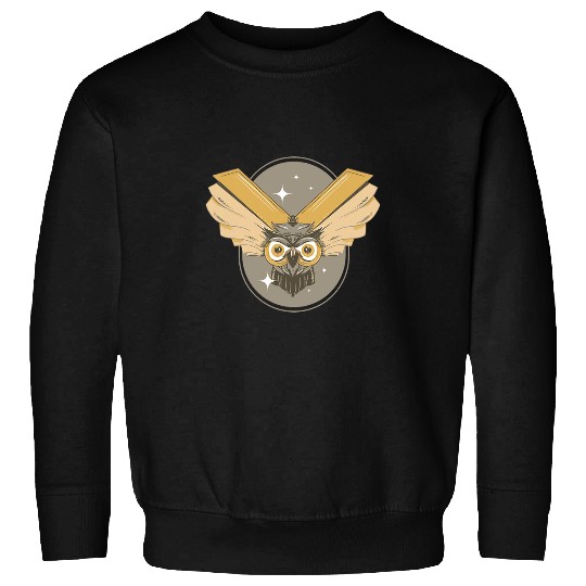 Book Owl readers and bird lover Sweatshirts