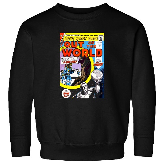 Out Of This World vintages Science Fiction Comic Book Cover Sweatshirts