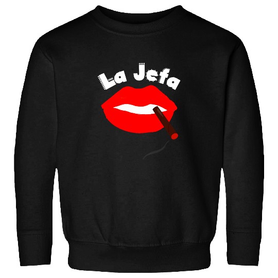 GGT Mexicana Boss Jefa Chula Chingona Red Lips Cigar Sweatshirts