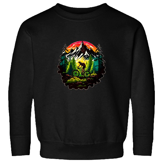 Mountain Bike BMX Street Trial Bicycle MTB Bike Mountains Outdoor 2 Sweatshirts