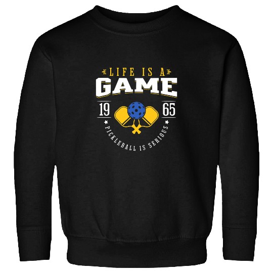 Funny Pickleball Pun Pickleball Is Serious II Sweatshirts