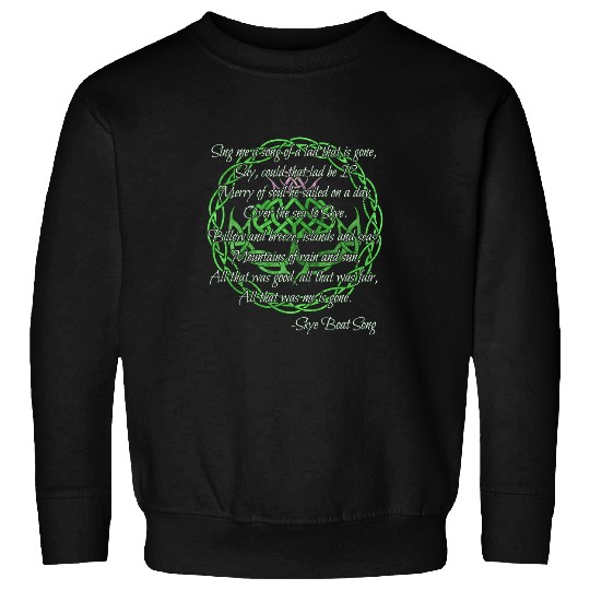 Sky Boat Song Scottish Celtic Thistle Sweatshirts