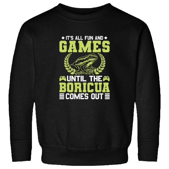 Coqui Frog Symbol Taino Boricua Puerto Rico Coqui Sweatshirts