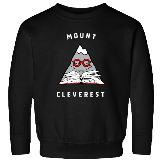 Mount Cleverest Book Nerd Design Sweatshirts
