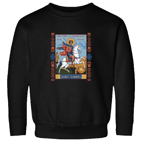 Archangel Gabriel Catholic Christianity Guardian Angel 25 Sweatshirts