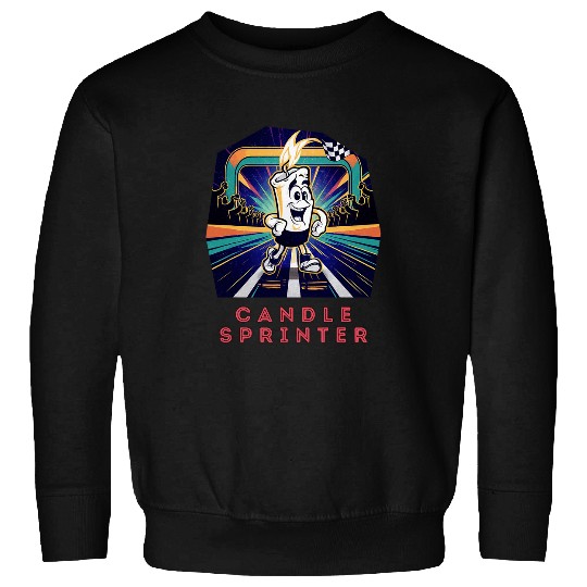 CANDLE SPRINTER Running Bold Sweatshirts