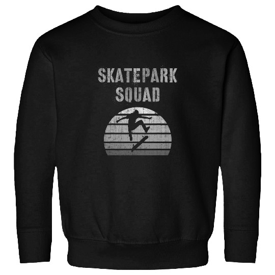Skateboarding BMX Scootering Inline Skating SKATEPARK SQUAD Sweatshirts