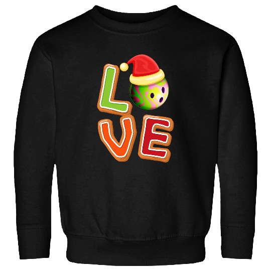 Bowling Love Christmas Cool xmasss Pajama Holiday Bowler Sweatshirts