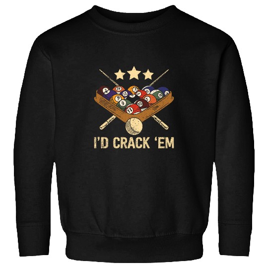 Pool Billiard Team 8 Ball Pool Billiard Player Billiard 3 Sweatshirts