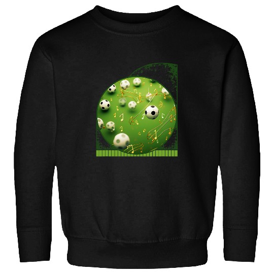 Musical Notes Sport Pickleball Player Creative Artistic Sweatshirts