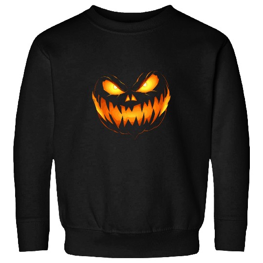 Jack O Lantern Halloween Spooky Pumpkin Trick or Treat Sweatshirts