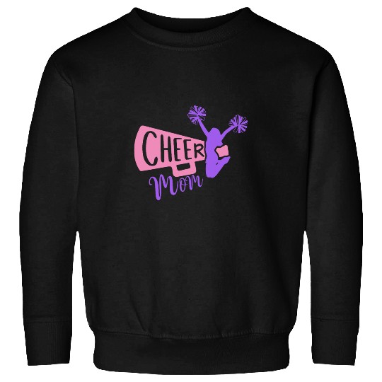 Cheer Mom Megaphone Design Game Day Cheerleading Mom Sweatshirts