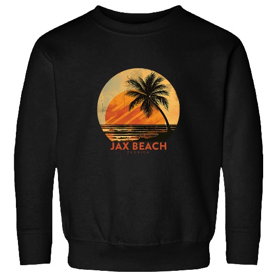 Jax Beach Florida Vacation vintagess Jacksonville FL Holiday 17 Sweatshirts