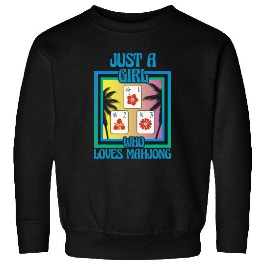 Mahjong Board Game Lover Chinese Mahjong Tiles Funny Mahjong 3 Sweatshirts