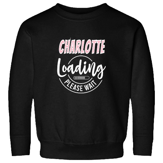 Charlotte Custom Personalized Girls Baby Shower Sweatshirts