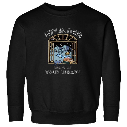 Adventure Begins At Your Library Summer Reading Program 2024 8 Sweatshirts