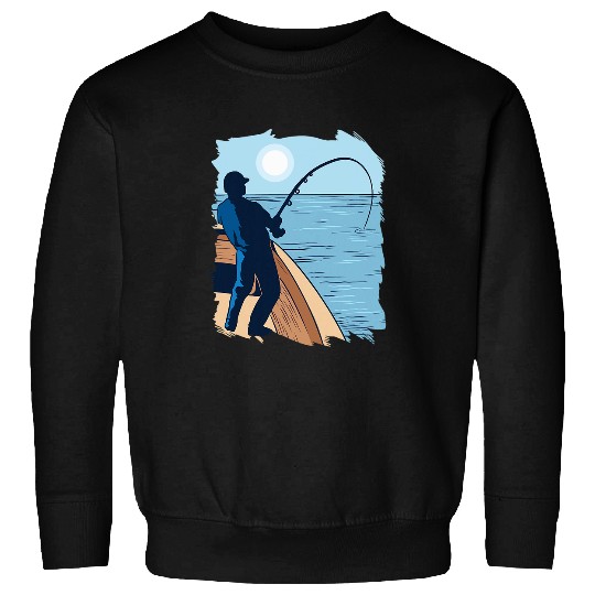 Deep Sea Fishing Fisher Boat Fisherman Sweatshirts
