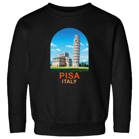 Pisa Tower Traveling Travel Vacation Souvenir Pisa Italy Sweatshirts