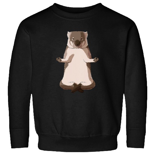 Funny Yoga Wombat Sweatshirts