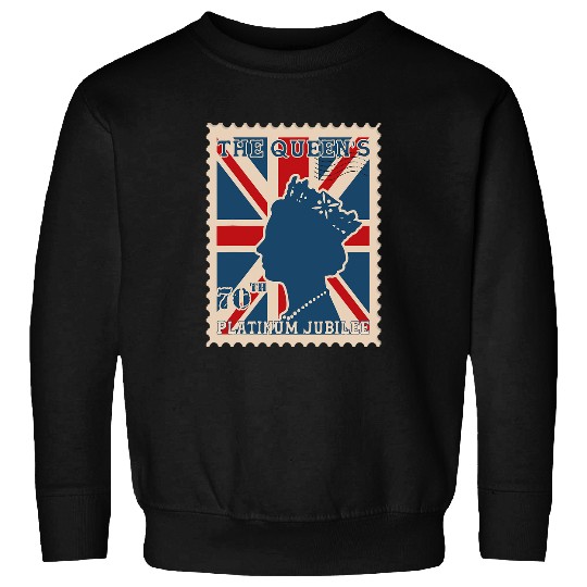 Platinum Jubilee British Monarch Queen 70 Years Jubilee Sweatshirts